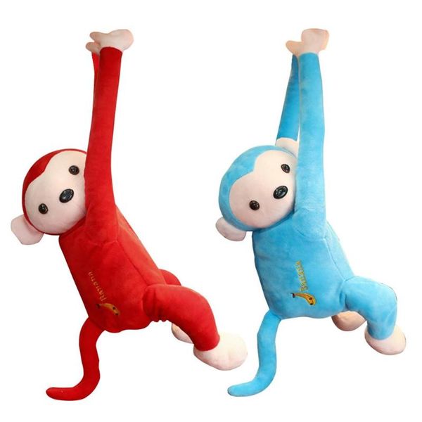 

cartoon tissue box monkey animal car hanging paper napkin box cover holder