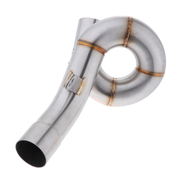 

durable 51mm exhaust muffler escape middle connect pipe for kawasaki ninja zx6r 636 09-17