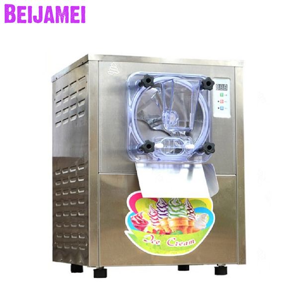 BEIJAMEI Commerciale 20L Frozen Hard Ice Cream Machine Congelatore per gelato da tavolo / Macchina per gelato elettrica da tavolo