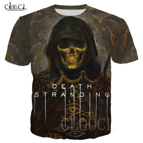 

Game Death Stranding T-shirt 3D Printed Summer Short Sleeves Pullover Harajuku Men Women T Shirt Oversized Tee Shirt Homme
