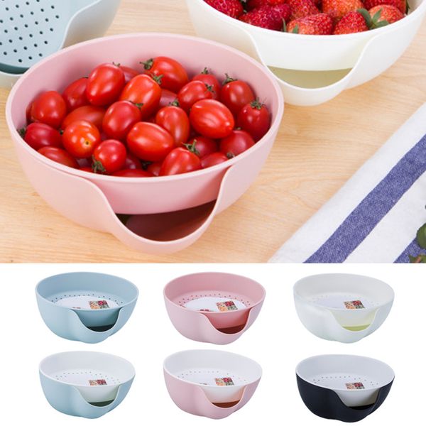 

double layer storage box dry fruit candy containers melon nut seeds storage box garbage holder for drop shipping