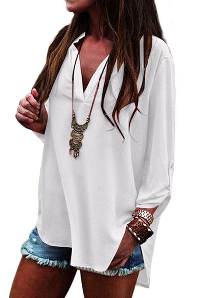 

сезон костюм-платье sexy v lead с длинным рукавом краткий досуг тонкая рубашка мэм куртка, White;black