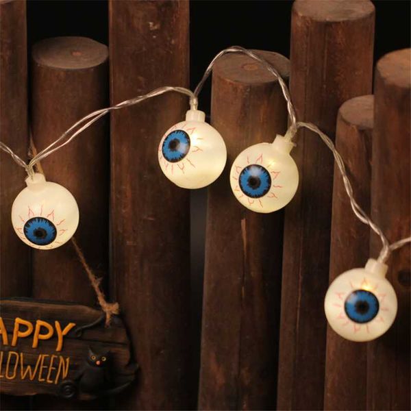 

хэллоуин призрачные глаза огни строка лампы праздник украшения партии свет струнной работает от батареи jk1909