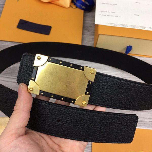 

2020 мужские пояса дизайнерские ремни женские дизайнерские ремни роскошные пояса кожаные бизнес ремни чистый цвет змея большая золотая пряжк, Black;brown