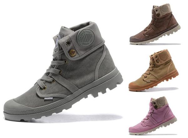 

cpalladium pallabrouse high army military ankle men women boots canvas sneakers outdoor man anti-slip designer casual shoes 36-45, Black