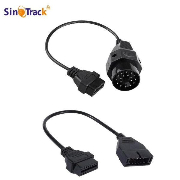 

obd obd ii car diagnostic connector cable for 20 pin to obd2 16 pin e36 female adapter for gaz 12 to obd2 16pin