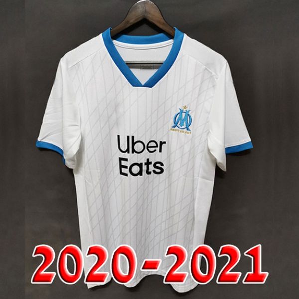 

thai 19 20 21 олимпик футбола джерси om майо 2020 2021 паого thauvin бенедетто футбол рубашка мужчину + дети комплект набор 120 лет, Black