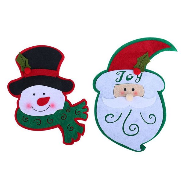 

christmas decoration restaurant l cutlery bag old man cutlery set table decorations