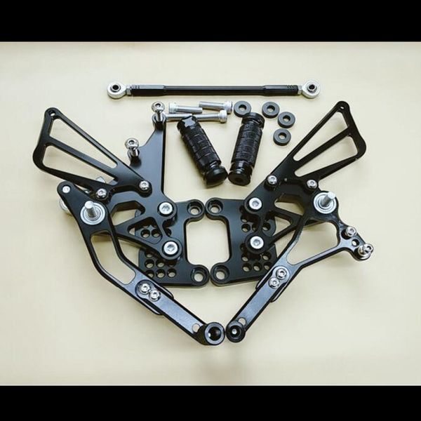 

for speed triple 509 595 955 1050 cnc adjustable rearsets rear set motorcycle footrest moto pedal 8 color foot pegs