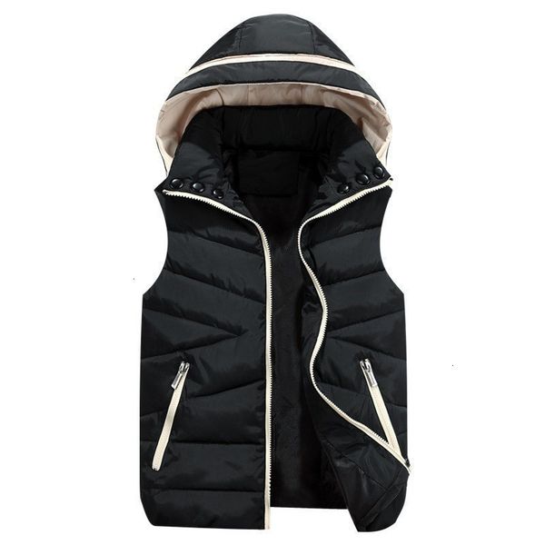 

new buy plus size women hooded vest jas vest women jas winter warm clothing parka exit woman is096, Black;white