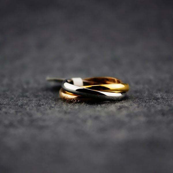 

titanium ring women golden thin rings wedding engagement11, Silver