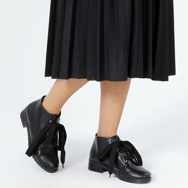 

flo lisa85z leather black women 's boots butigo
