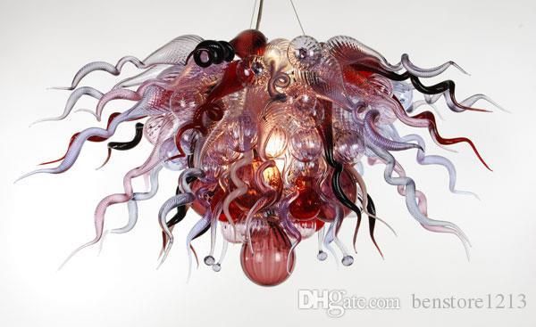 

italian style hand blown glass chandelier ac 110-240v ce ul led light source european type murano crystal chandelier