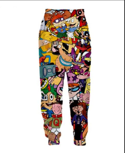 

wholesale - new fashion 3d printed foods backwoods honey berry jogger sweatpants bw women men full length hip-hop trousers pants ye012, Black