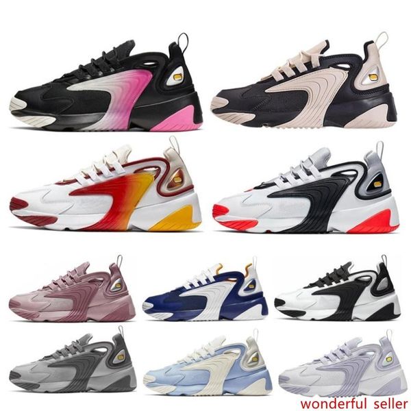 

новейший zoom 2k tekno мужчины женщины кроссовки 2000 обувь тройной черный белый дизайнер мужские кроссовки спортивная обувь кроссовки разме