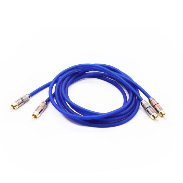 

puzu 2-male to 2-male rca audio stereo subwoofer cable audio dsp signal wire car