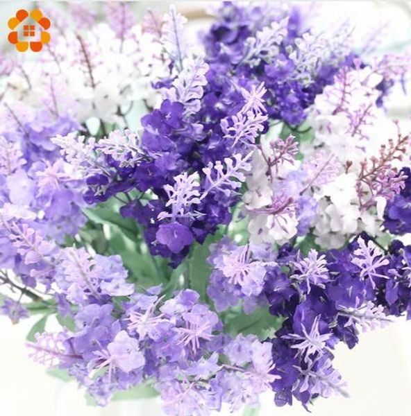 Romantische Provence Dekoration Künstliche Blumen Lavendel Seidenblumen DIY Home Hochzeitsdekoration Künstliche Pflanzen GB732