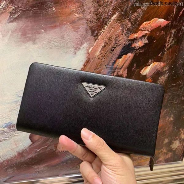 

2020 men handbags quality wallet bag fashion genuine leather wallets for women clutch 1215 qfac