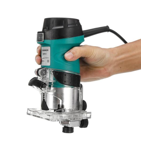 

110v/220v 2200w electric hand trimmer 30000rmp 1/4'' wood laminate palms router joiners router woodworking carving machine