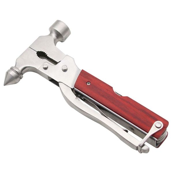 

camping outdoor sport hammer axe knife opener screwdriver plier tool kit multi tool emergency survival hatchet