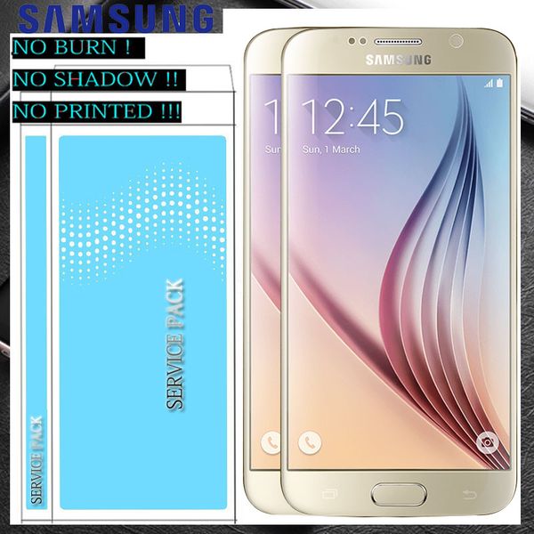 

original 5.1'' super amoled replacement lcd s6 for samsung galaxy s6 g920 sm-g920f g920f g920fd touch screen digitizer assembly