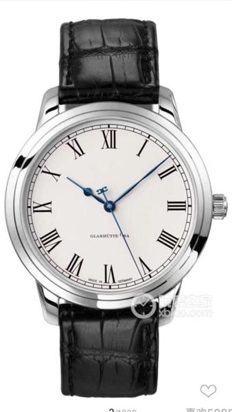 

men 40mm blue treasure factory mirror automatic mechanical watch, sports fashion automatic mechanical watch, Slivery;brown