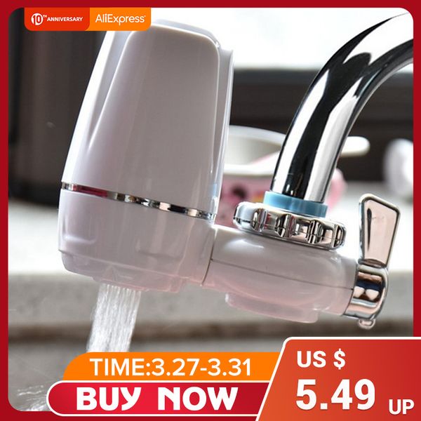

tap water purifier kitchen faucet washable ceramic percolator mini water filter filtro rust bacteria removal replacement filter