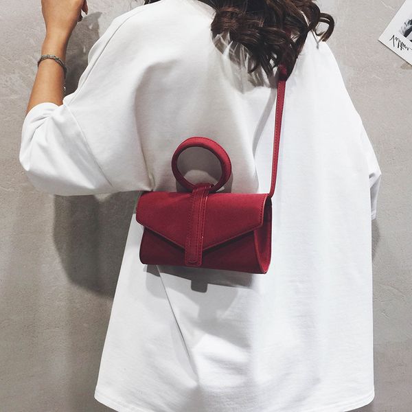 

vintage mini tote bag 2020 fashion new matte leather women's handbag travel shoulder messenger bag purse