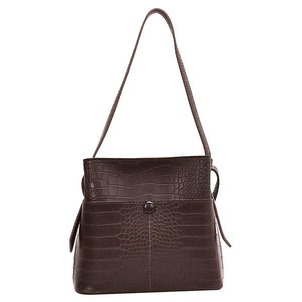 

abdb-stone pattern pu leather bucket bags for women small shoulder messenger bag female travel handbags