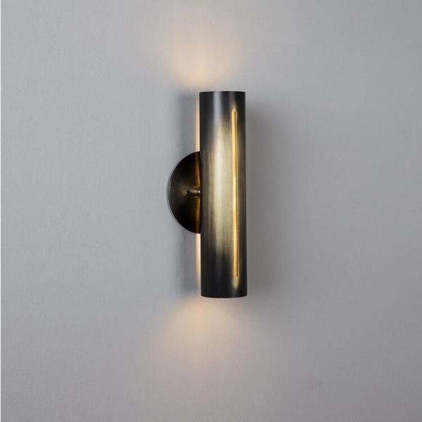 

postmodern creative wall lamp black/copper color art fixtures bedroom stairs home deco lighting aisle bedside restaurant sconce