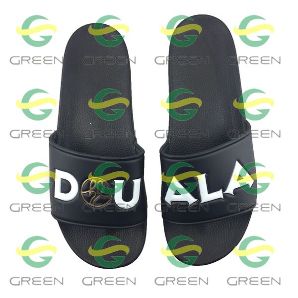 

happyslides 2020 custom slides footwear new design fashion slippers,ladies beautiful slipper,ladies fashion plain slides slipper, Black