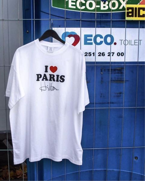 

мужская дизайнерская футболка vetements love letters printed street tide men and women 2020 summer loose short-sleeved t-shirt bottoming shi, White;black