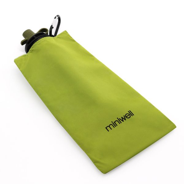 

miniwell drinking water purifier bottle hikers application
