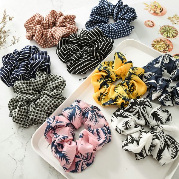 

scrunchies оголовье нашивки hairbands толстая кишка связи волос канаты цветок женщина хвостик holder модные аксессуары для волос 11 образцов, Slivery;white