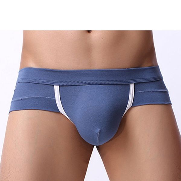 

januarysnow brand new underwear men brief mens briefs ropa fashion modal solid cueca masculina u convex size -2xl 100401, Black;white