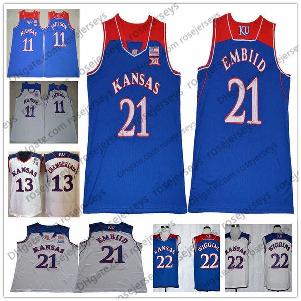 kansas jayhawks wiggins jersey