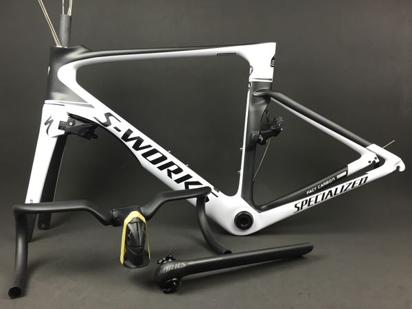 

White frame black logo via carbon bicycle frame racing bike carbon road frame et cycling carbon bike frame bb30 b a pf30