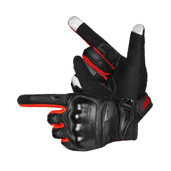 

motorcycle gloves touch screen breathable wearable racing gloves summer guantes moto luvas alpine motocross stars gants motor, Black