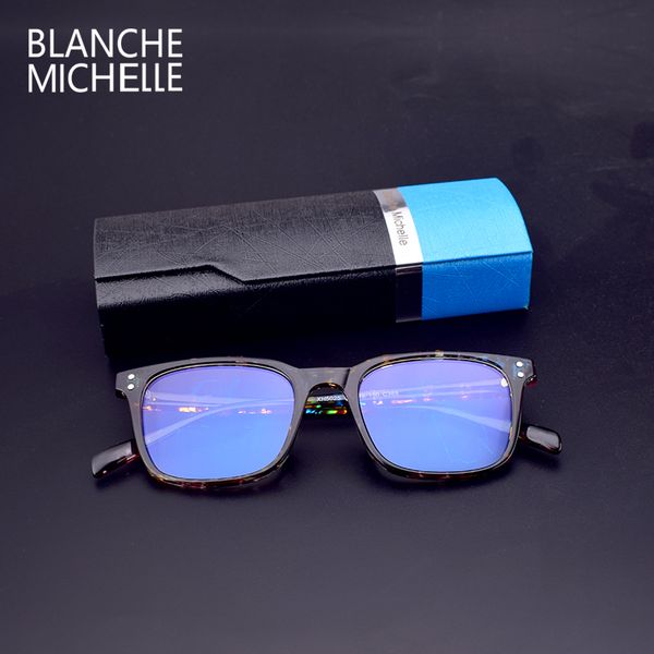 

wholesale-blanche michelle 2019 square tr90 frame glasses frame women meanti-blue computer eyeglasses frames spectacle, Black
