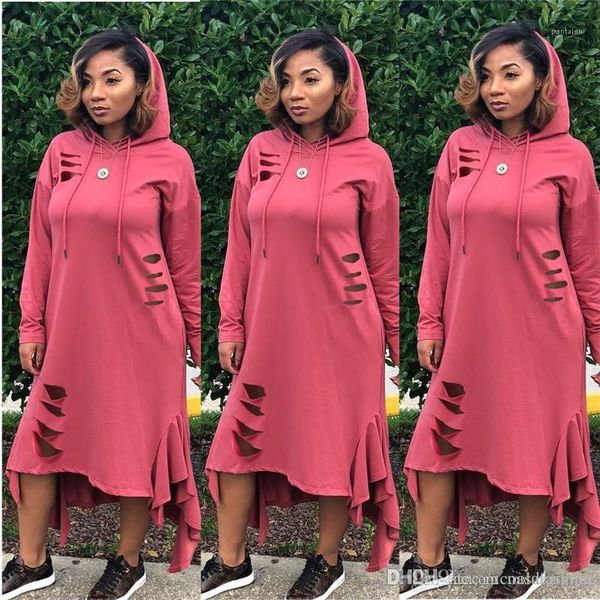 

designer hooded female dresses casual hollow out panelled sport apparel spring women pure color dresses fashion, Black;gray