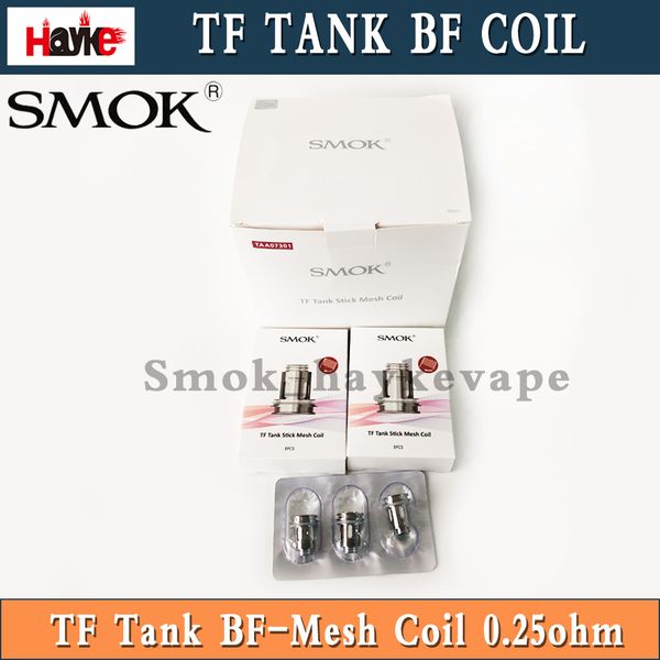 

100% Original SMOK TF Tank Coils Heads BF-Mesh Coil 0.25ohm Ceramic Coil 0.5ohm Replacement Coils for Morph 219 Kit TF Tank