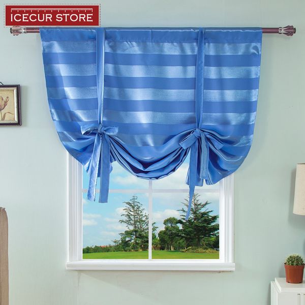 

icecur icecur horizontal stripes short curtains for kitchen modern roman curtain for living room blind window mordern curtain