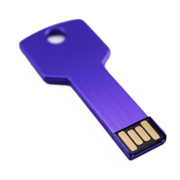 Ücretsiz Özel Kazınmış Logosu 50 ADET 8 GB Metal Anahtar USB Sürücü Bellek Flaş Pendrive Sopa