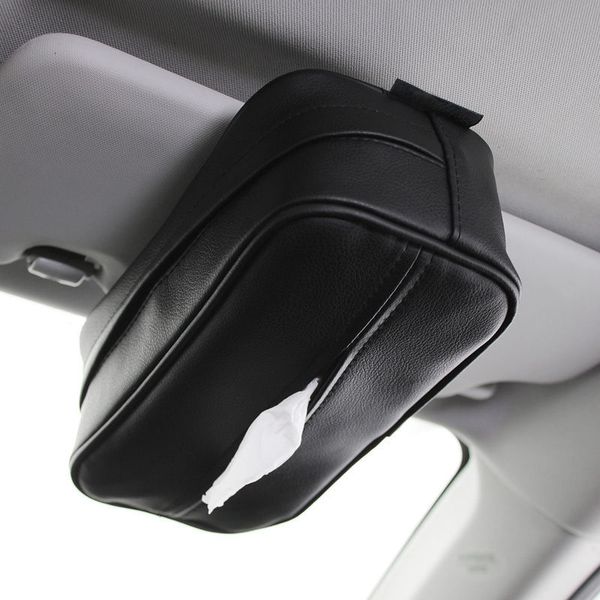 

автомобиль солнцезащитный козырек искусственная кожа салфетка бумаги tissue box держатель ткани для хранения