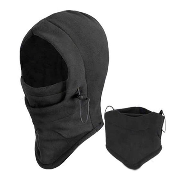 

new fashion face mask thermal fleece balaclava hood swat wind winter warm ser beanies wind-proof cap 0013