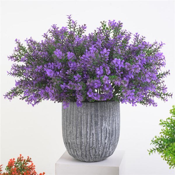 

artificial four-leaved clover home office fake plant wedding party ornament clover plant