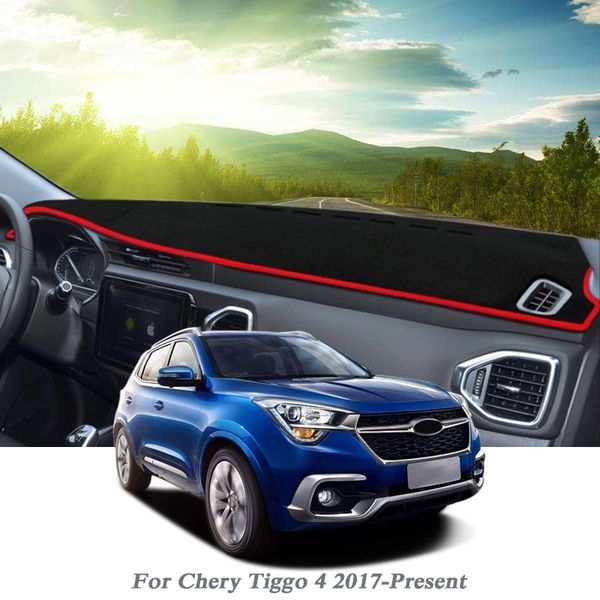 

car styling dashboard protective mat shade cushion pad mat for chery tiggo 4 2017-present lhd anti dust interior accessory