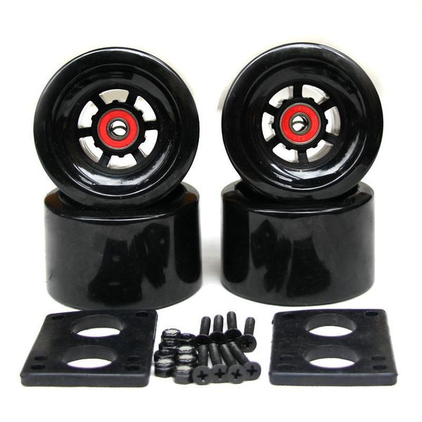 

skateboard electric wheels 78a 97*52mm brush street big wheel long board wheels abec-9 bearings bushings 35mm bolts 6mm gasket