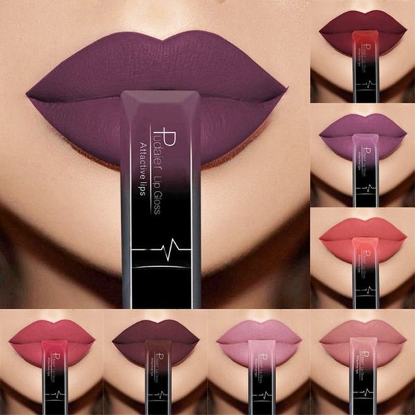 

21 color matte lipstick waterproof velvet lip stick long lasting shimmer nude brown lips for women red lip lipstick set