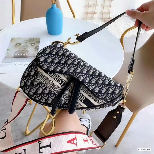 

2020 classic style letter canvas women's shoulder bags luxurys ladies designers crossbody bag fashion lady handbags wallet